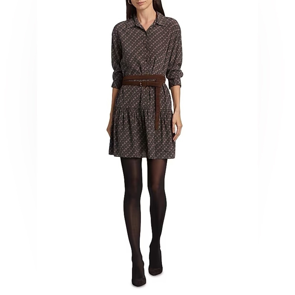 Veronica Beard Alexandra Silk Printed Mini Dress NWT